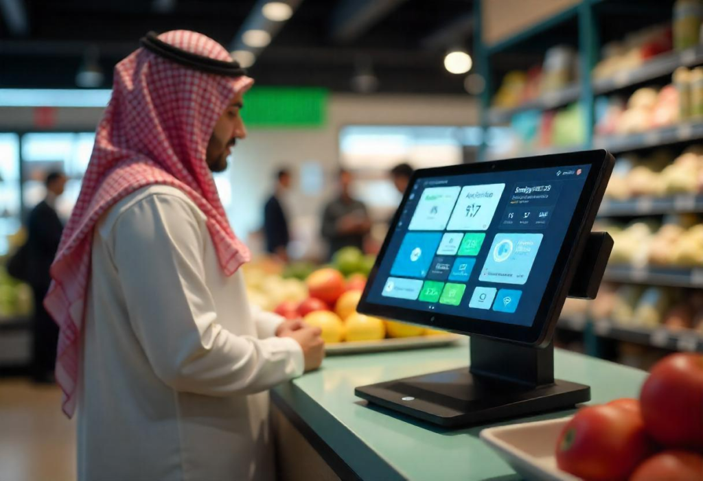 POS system for supermarkets